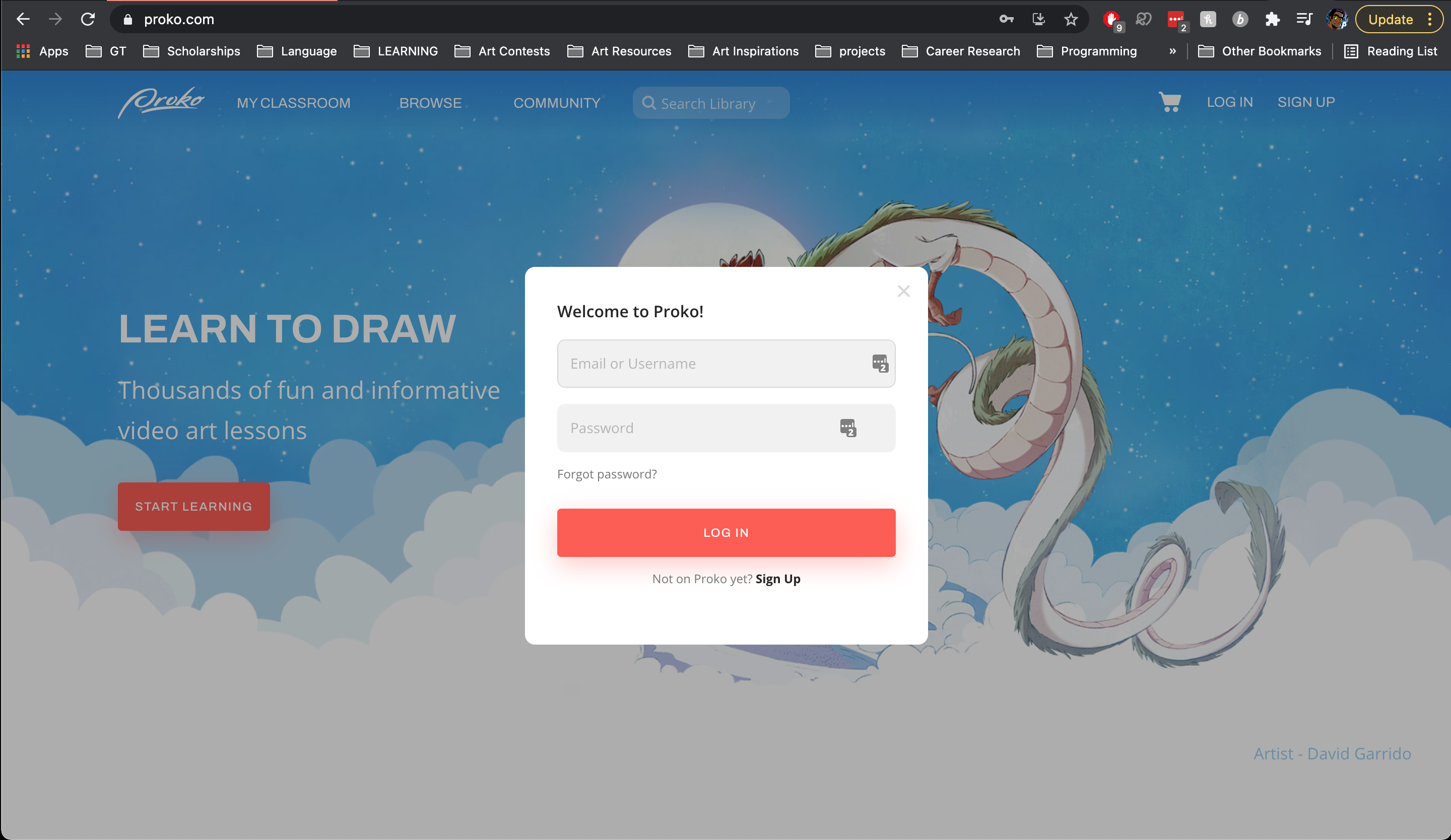 Proko Website Proko - Issue with Logging In With Old Account